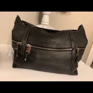 Tignanello black leather purse